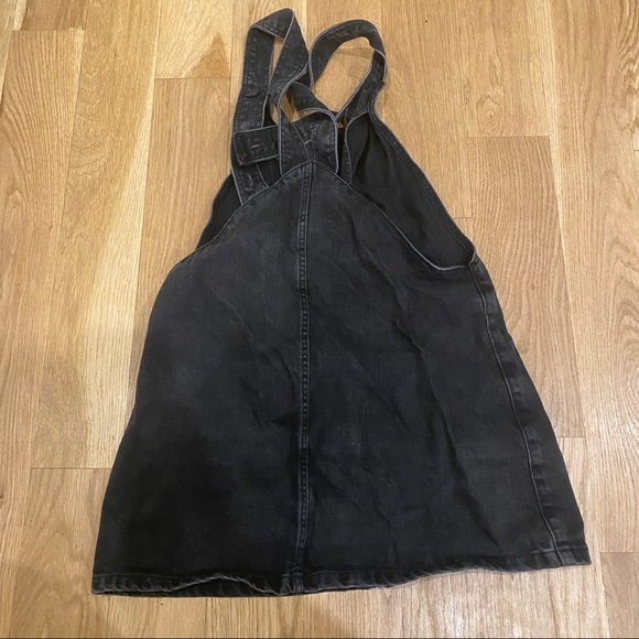 Zara Trafaluc denim black skirt overalls - Picture 8 of 9